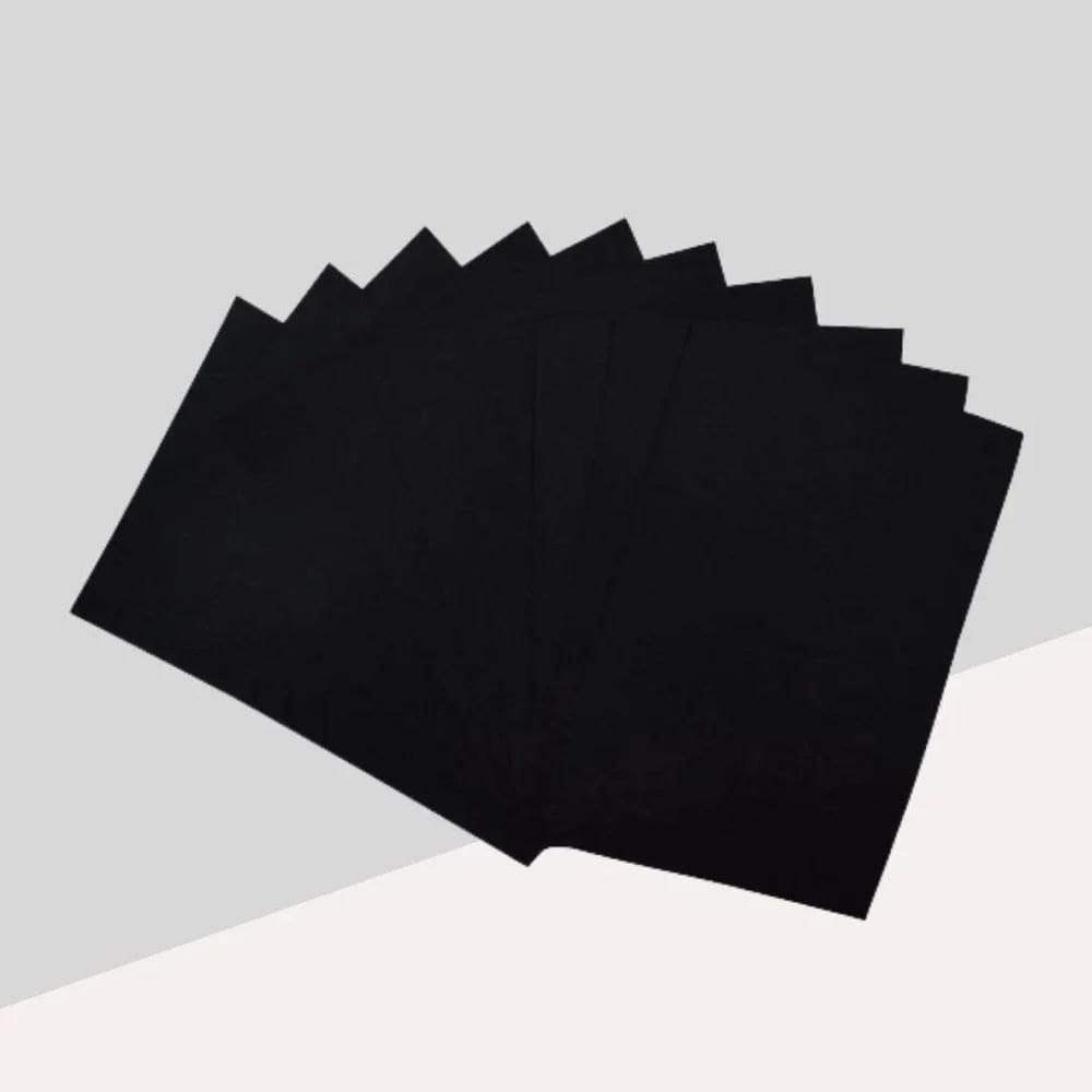 Jet black Paper & Board